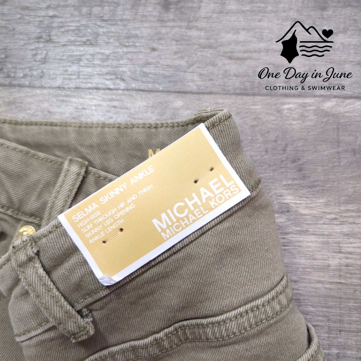Michael Kors Selma Skinny Ankle Jeans Size 4