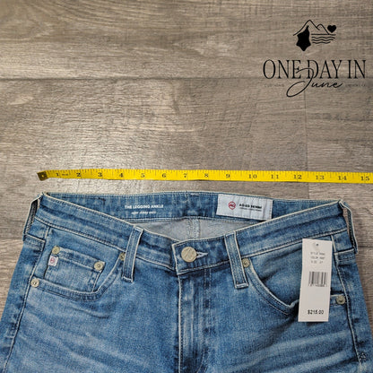 AG Adriano Goldschmied The Legging Ankle Skinny Jeans Blue NWT Size 4 (27)