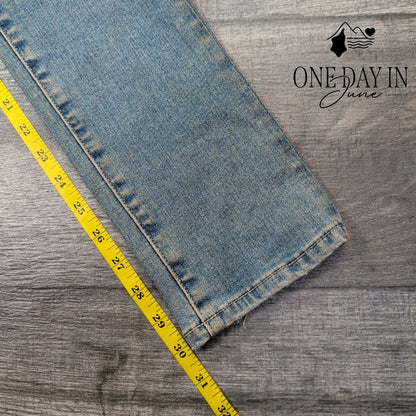 AG Adriano Goldschmied Faye Mid Rise Cigarette Jeans Blue NWT Size 4 (27)