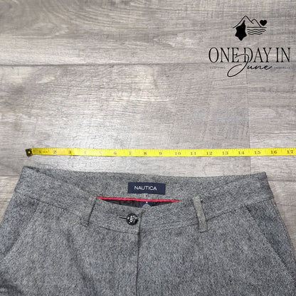 Nautica Wool Lined Cargo Style Pants Size 8