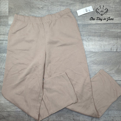Rebecca Malone Comfort Waist Pull On Sweatpants Pine Bark Brown NWT Size L