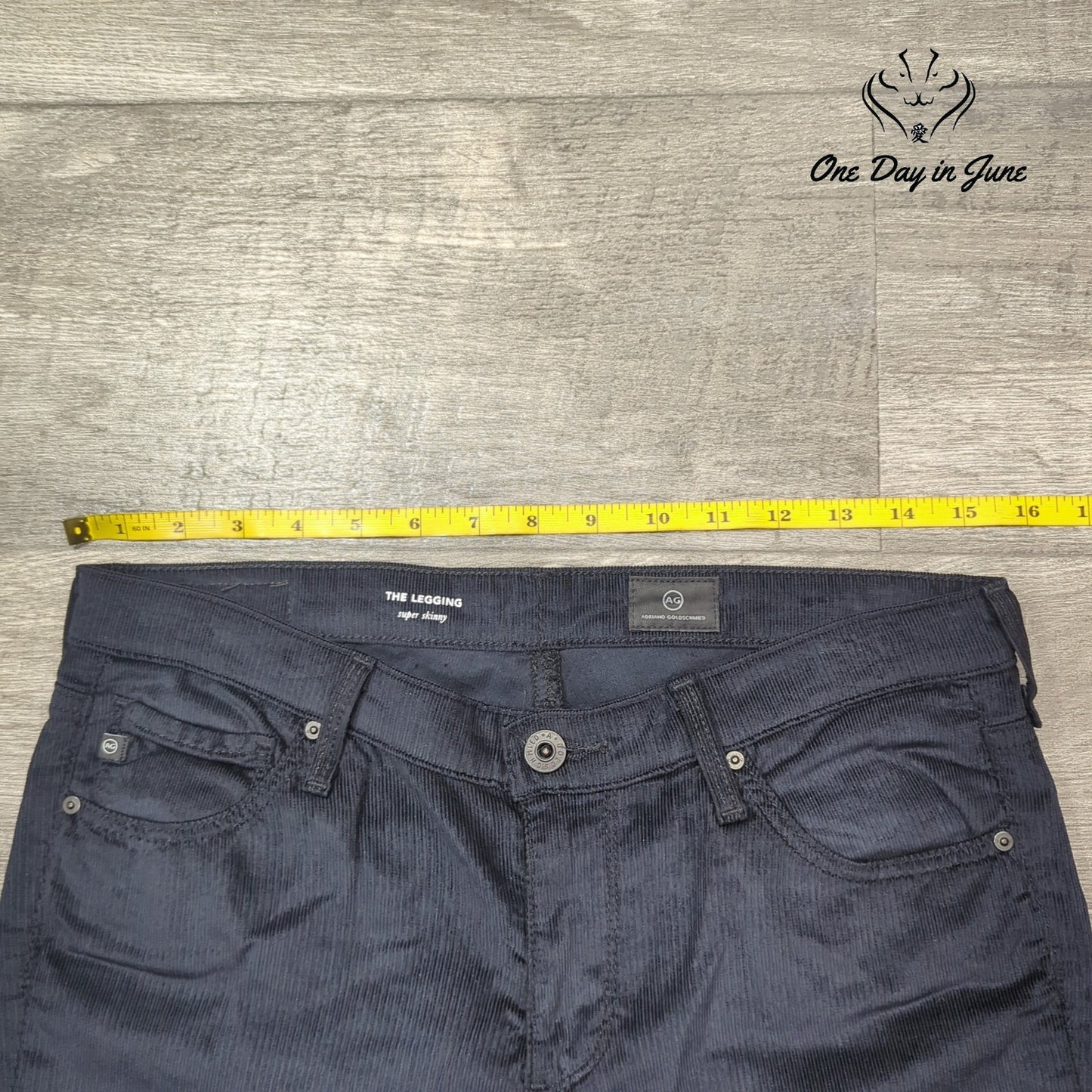 AG Adriano Goldschmied The Legging Super Skinny Corduroy Size 28 (6)