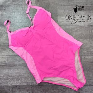Suuksess Strappy Back One Piece Swimsuit Size XL