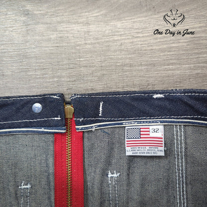 L.C. King Denim Mini Skirt Size 32 (14)