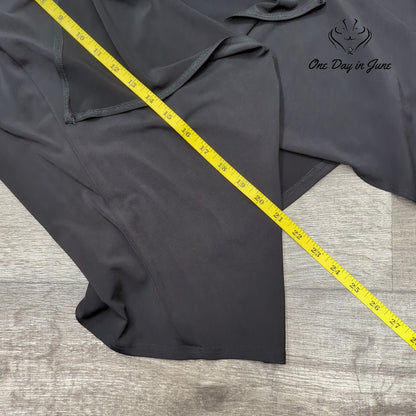Connected Apparel Long Sleeve Open Front Coverup Top Black NWT Size L