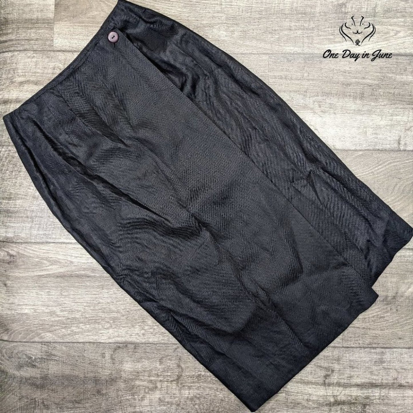 Valerie Stevens Petites Lined Linen Maxi Skirt Size 12