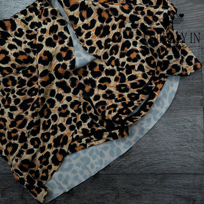 Soothfeel Leopard Workout Skort Size XS