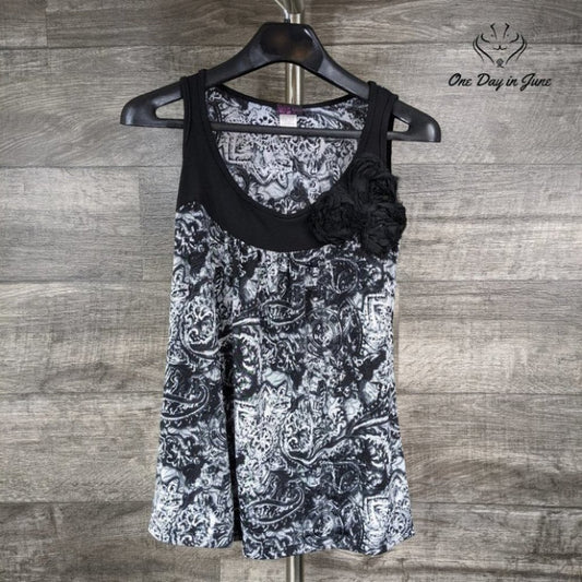 Agenda Flowered Tank Top Size S