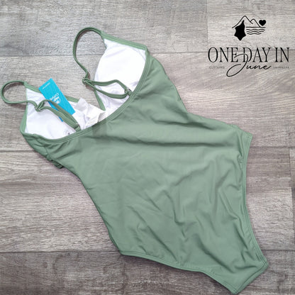 Cupshe Tummy Control One Piece Swimsuit Size S