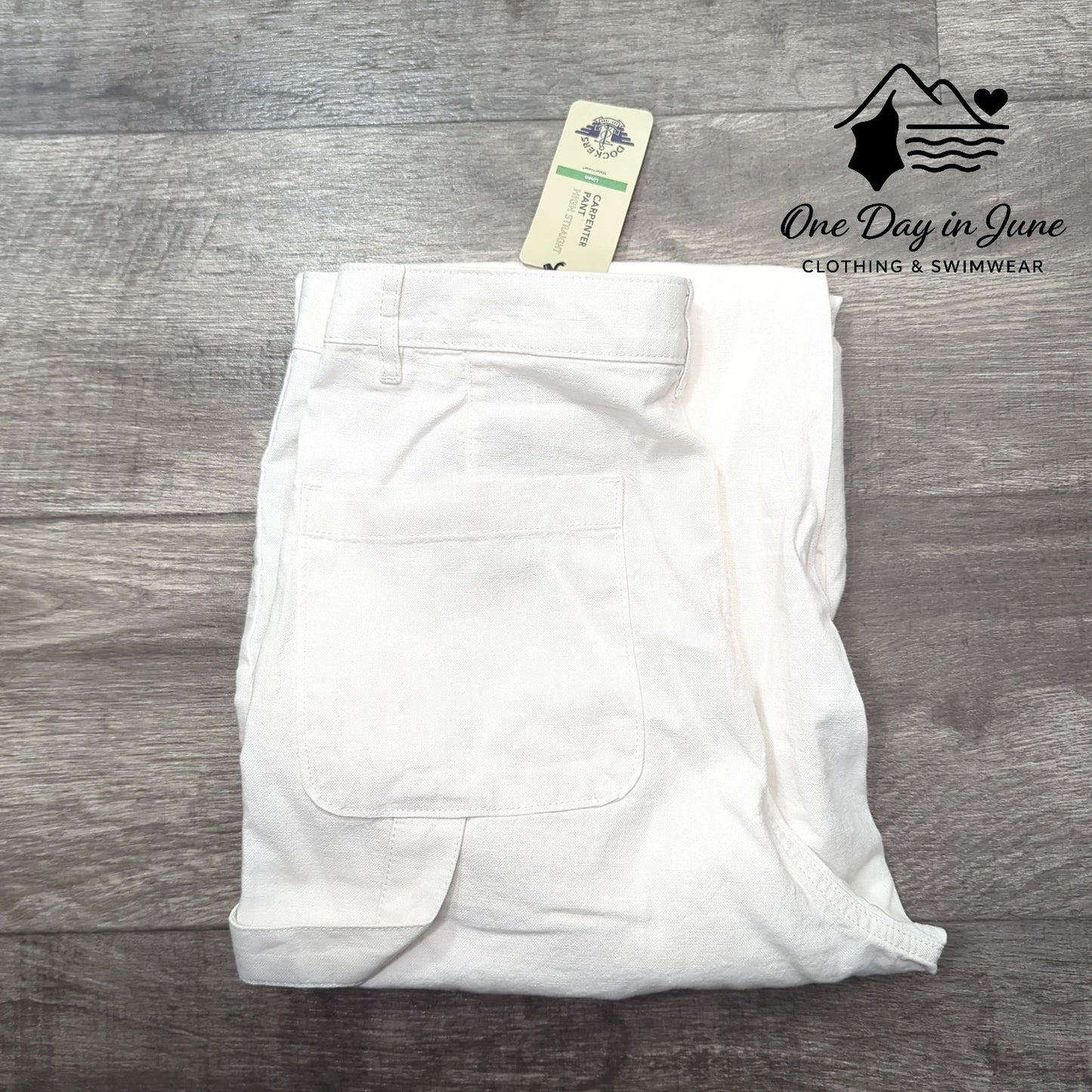 Dockers High Straight Linen Pants Size 29 (8) Tall