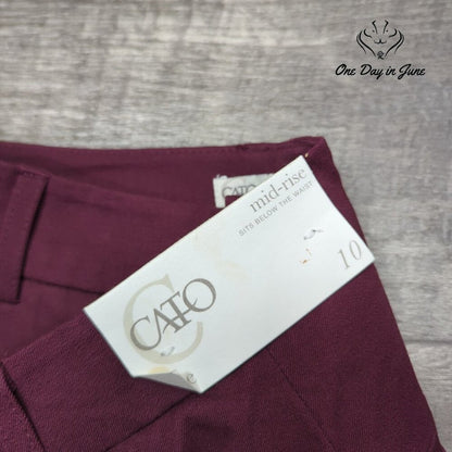 Cato Mid Rise Flare Pants Size 10