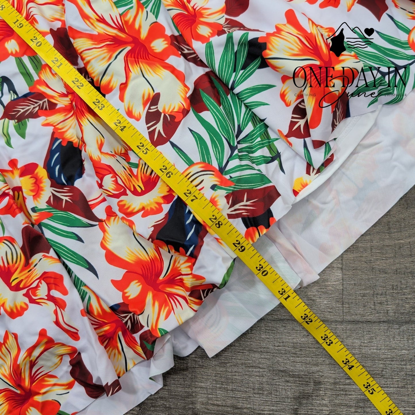 Grace Karin Tropical Swimdress One Piece Swimsuit Size L