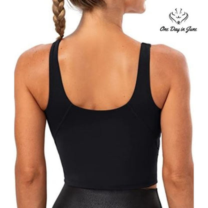 Lavento Longline Tank Top with Built in Bra Size 8