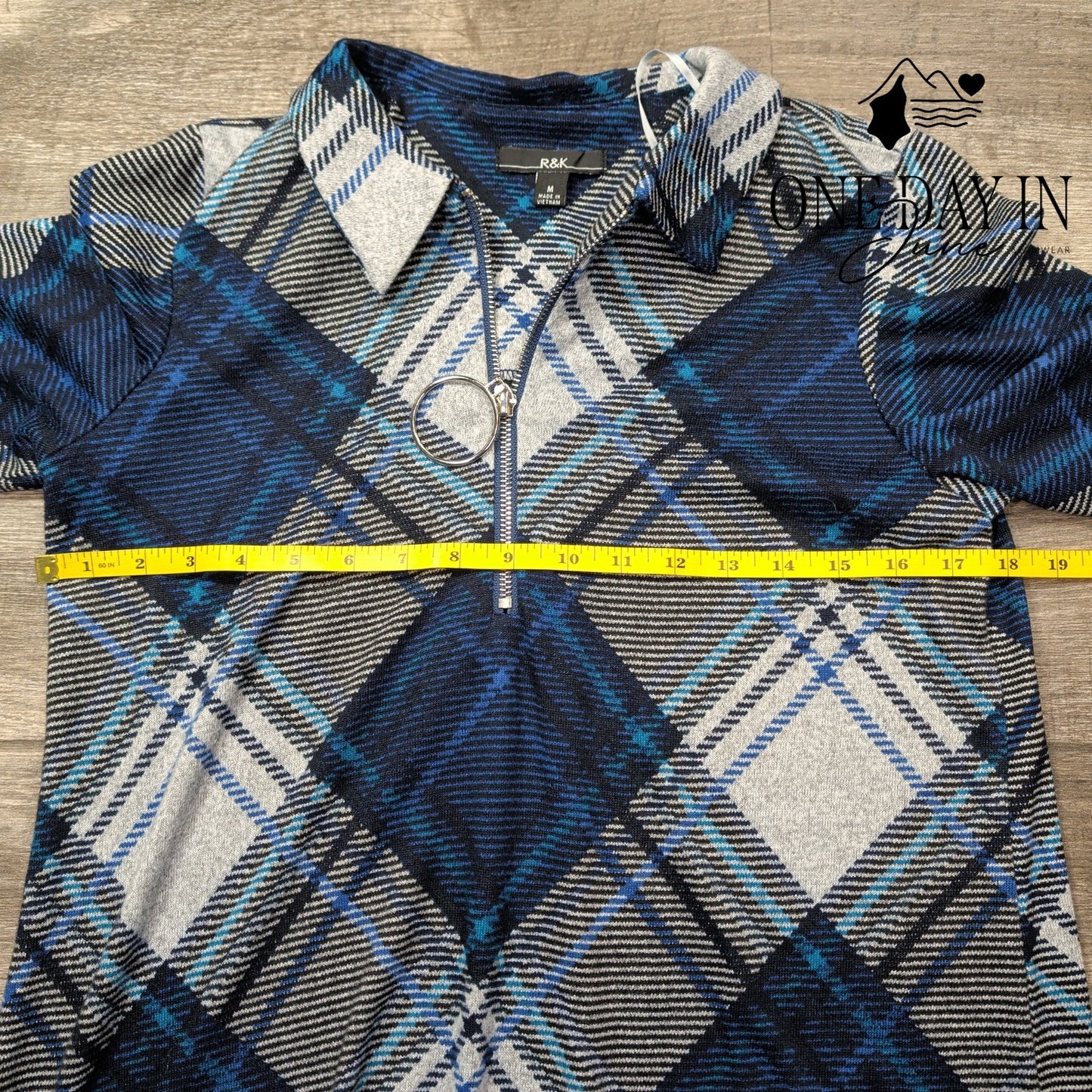 R&K Long Sleeve Mini Dress Size M