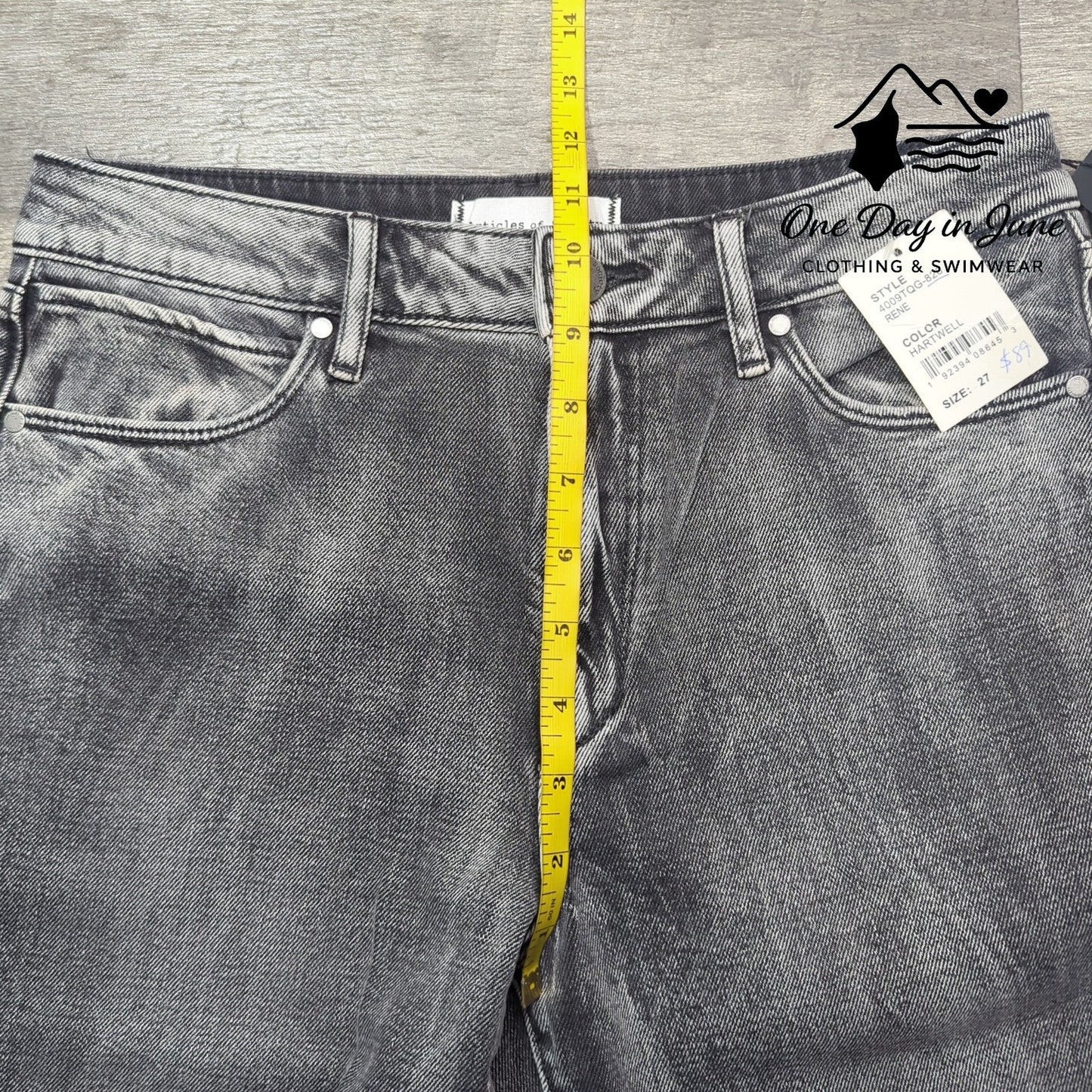 Articles of Society Super Soft High Rise Straight Jeans Size 27 (4)