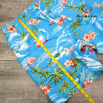 SSLR Flamingo Board Shorts Size 38
