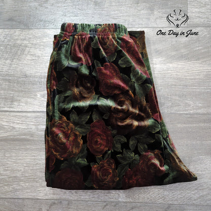 Jones New York Sport Pull On Floral Pants Size L