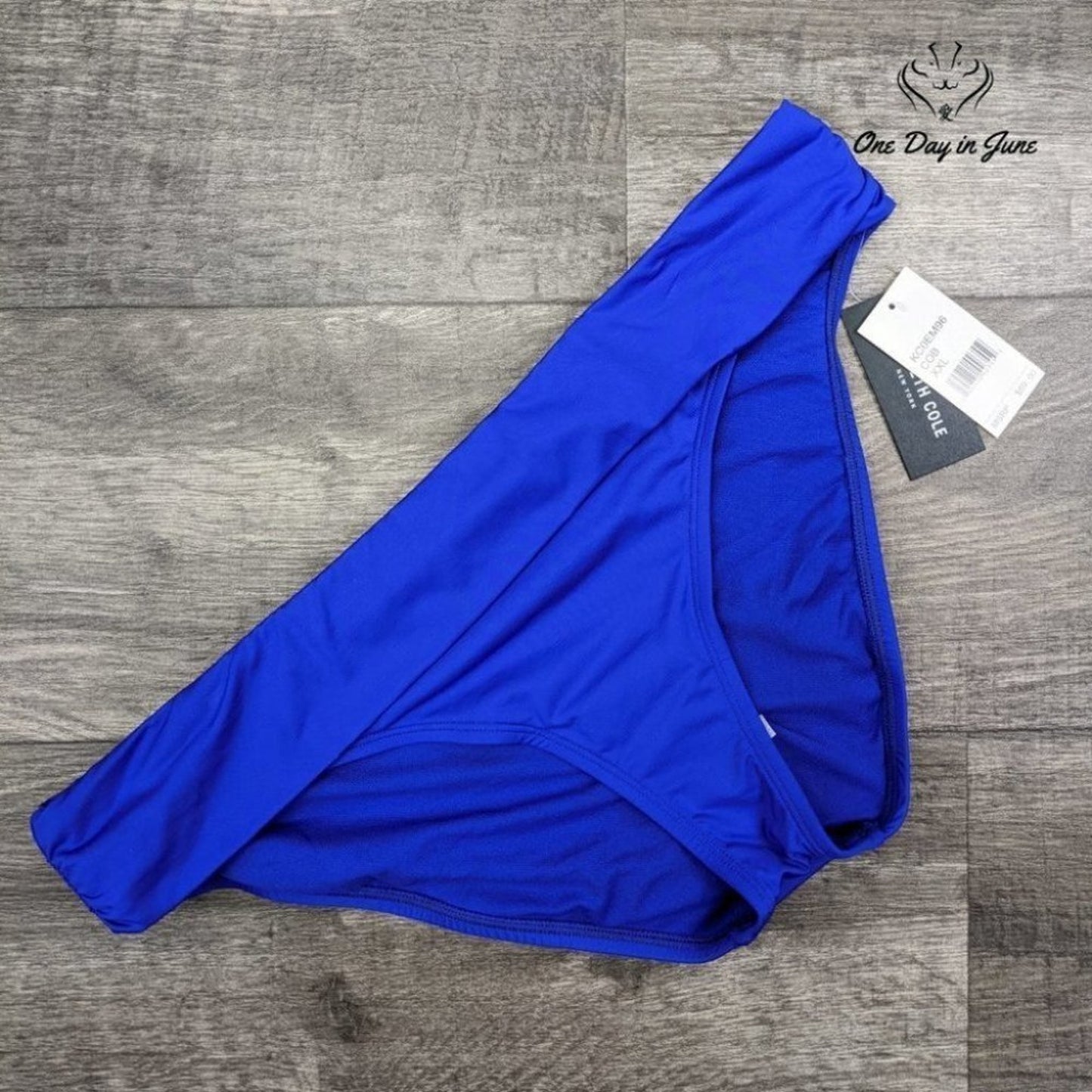 Kenneth Cole Shirred Band Hipster Bikini Bottom Size XXL