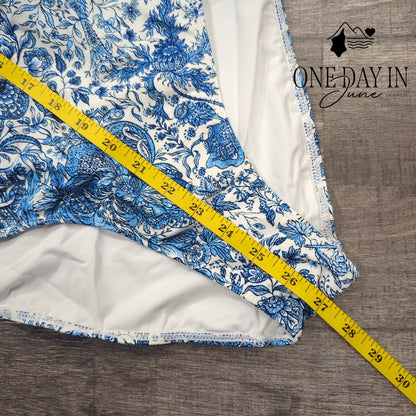 Berlook Floral One Piece Swimsuit Size XL