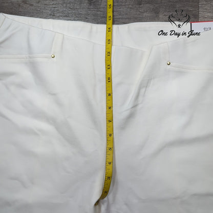 Rafaella Plus Size Slim Leg Comfort Waist Pants Size 18W