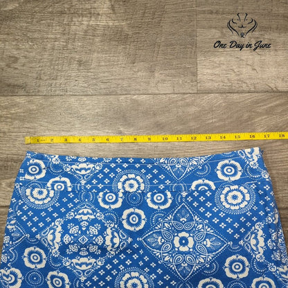 Talbots Petites Floral Lined Mini Skirt Size 10P