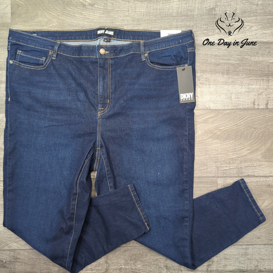 DKNY Plus Size Essex Mid Rise Skinny Jeans Size 20W