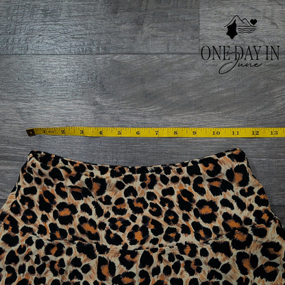 Soothfeel Leopard Workout Skort Size XS