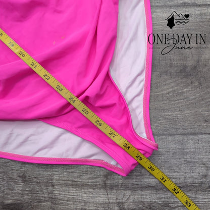 Eomenie Cross Front Cut Out One Piece Swimsuit Size XL