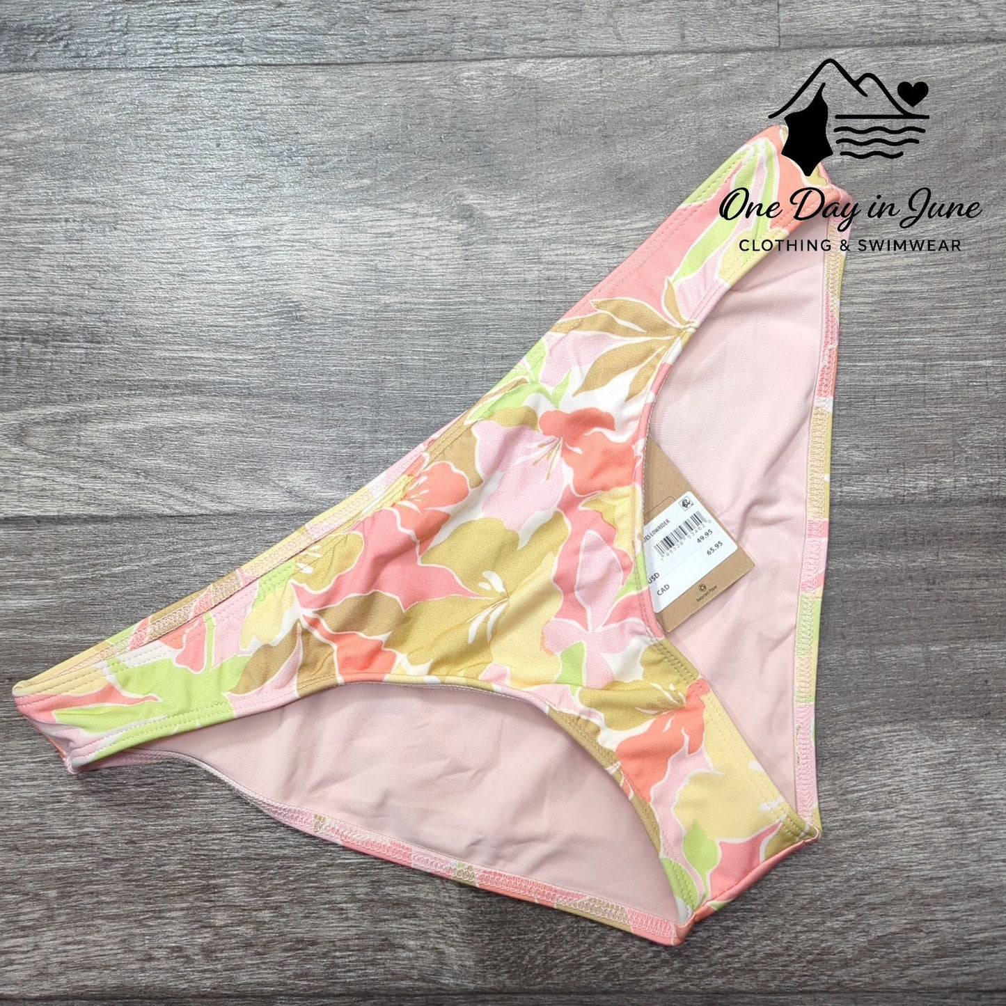 Billabong Sunshine Diaries Low Rider Bikini Bottom Size XL