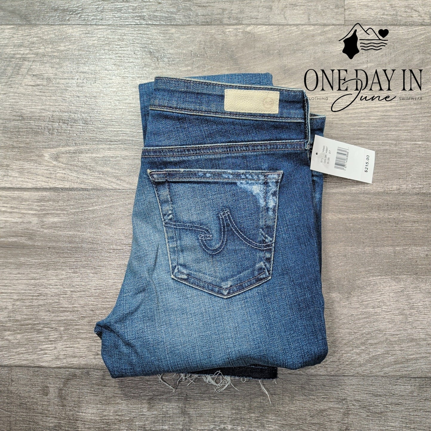 AG Adriano Goldschmied The Legging Ankle Super Skinny Ankle Jeans Size 4 (27)