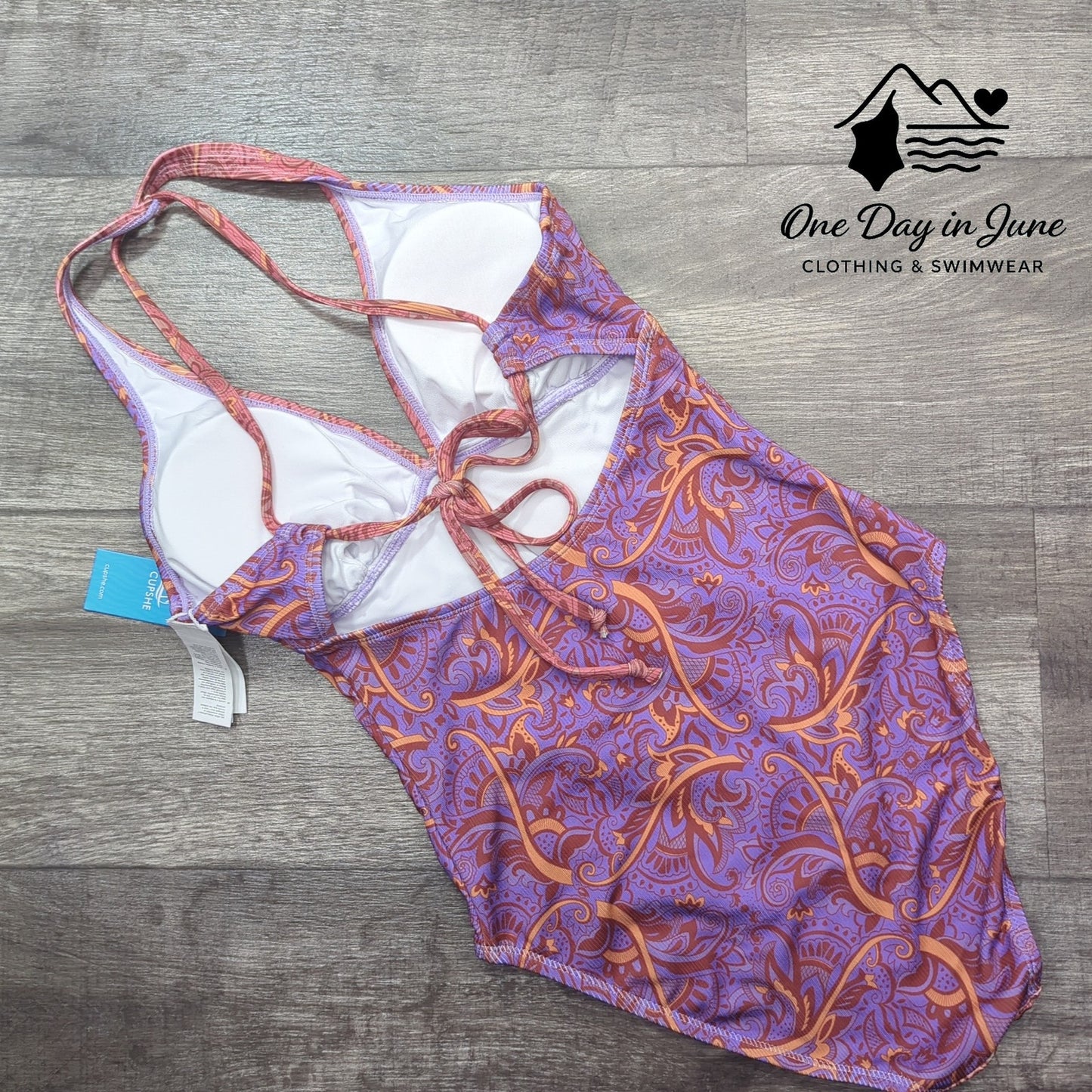 Cupshe Strappy Back One Peice Swimsuit Size S
