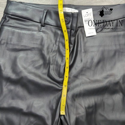 Loft Faux Leather Skinny Pants Size 6