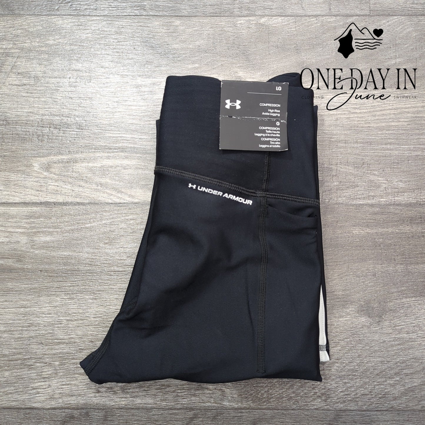 Under Armour High Rise Ankle Legging Pants Size L