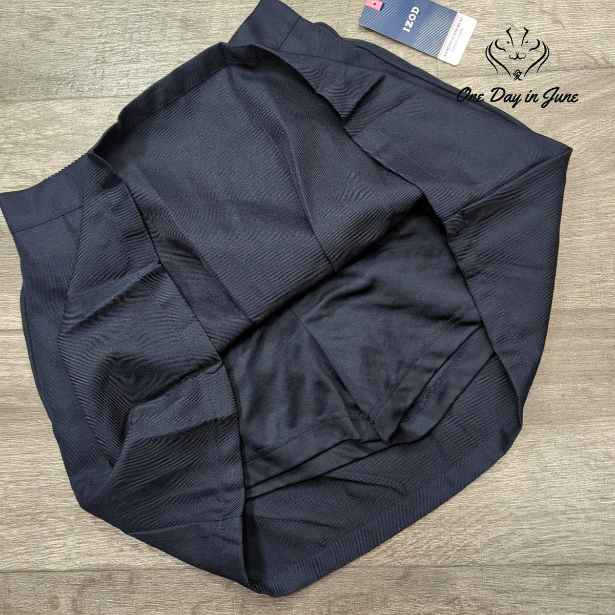 Izod Approved Schoolwear Girls Pleated Skort Navy Regular NWT Size 14 Regular