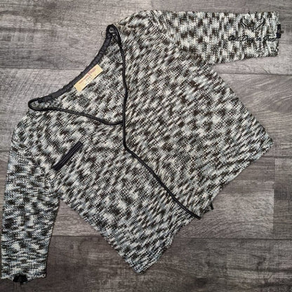 Tom Tailor Women's Knit 3/4 Sleeve Cardigan Sweater Size M