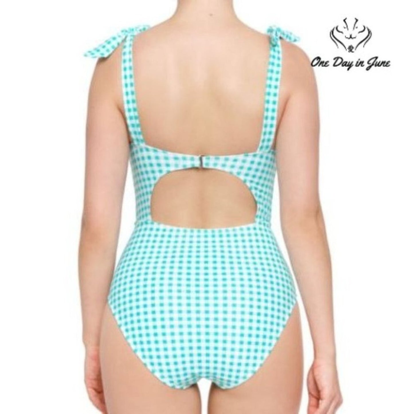 Arizona Jean Co. Juniors Checkered One Piece Size L