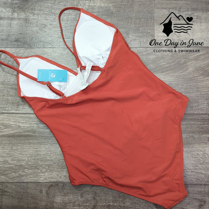 Cupshe V Neck On Piece Swimsuit Size L