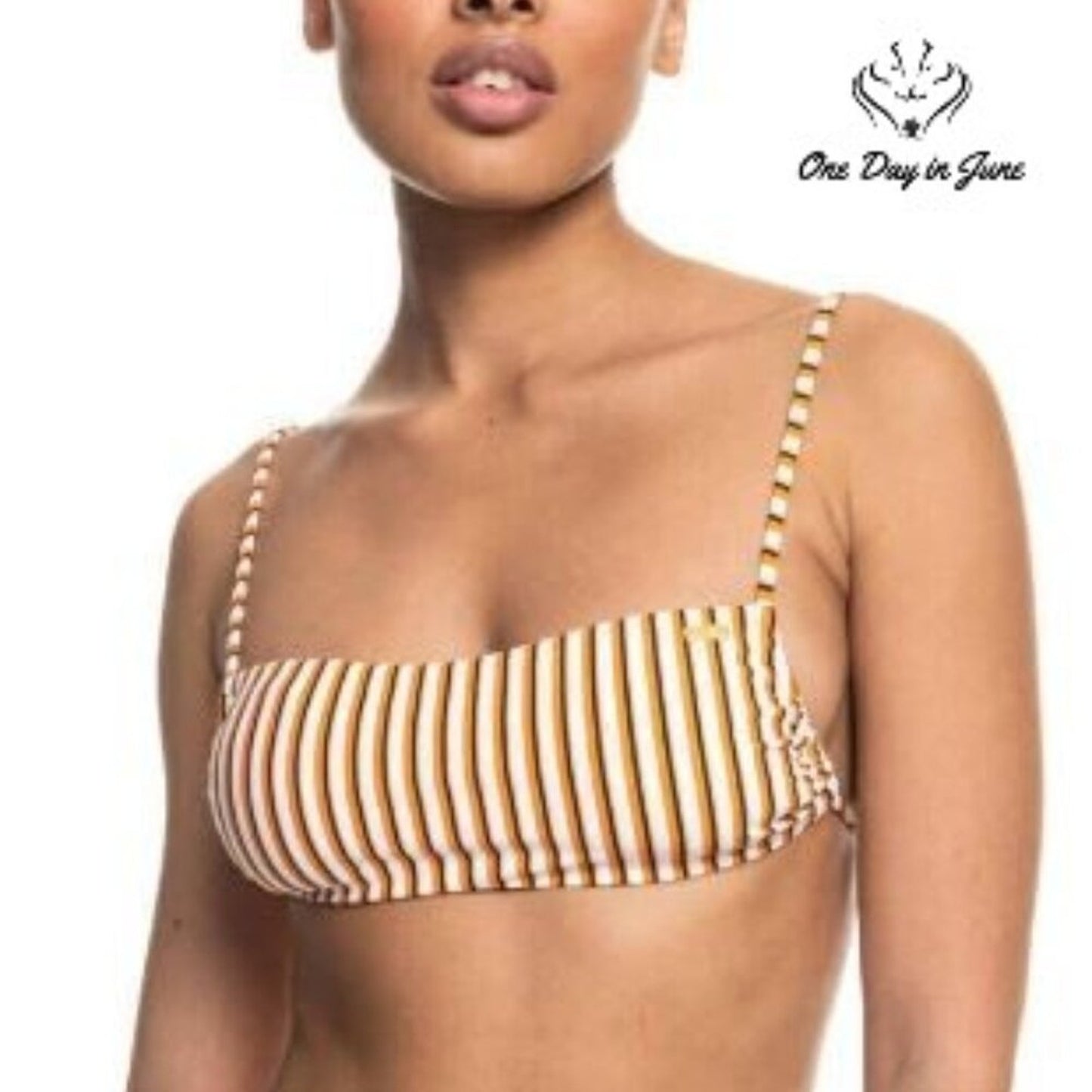 Roxy PT Beach Classics Bandeau Bikini Top Size S