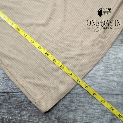 Truth Ribbed Long Sleeve Blouse Size M