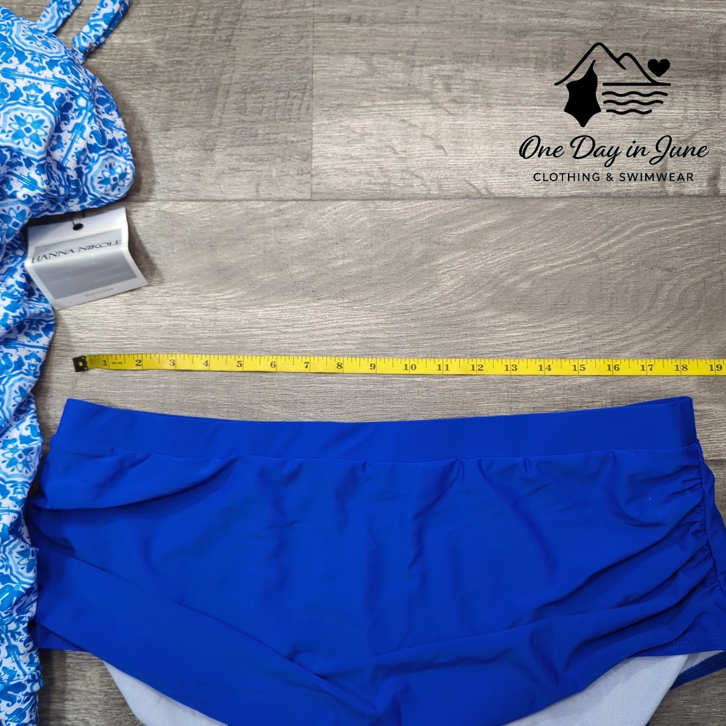 Hanna Nikole Plus Size Tankini Swimsuit Size 24W