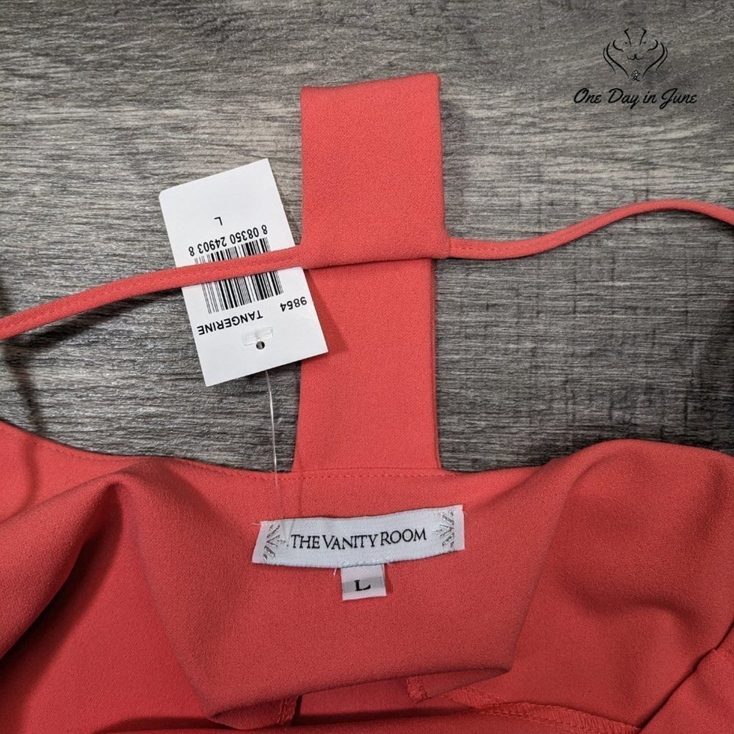 The Vanity Room Sleeveless Spaghetti Strap Mini Dress Size L