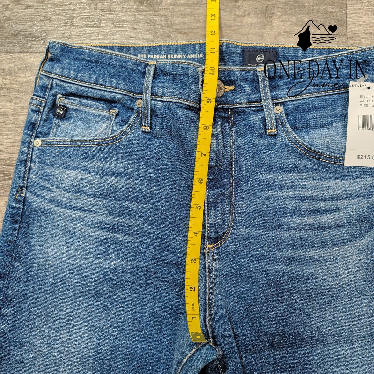 AG Adriano Goldschmied Farrah Skinny Ankle High Rise Stretch NWT $215 Size 4 (27