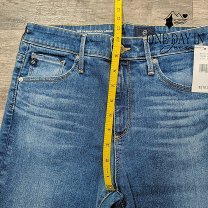 AG Adriano Goldschmied Farrah Skinny Ankle High Rise Stretch NWT $215 Size 4 (27