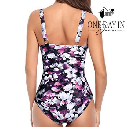 Tempt Me Floral One Piece Swimsuit Size XXL
