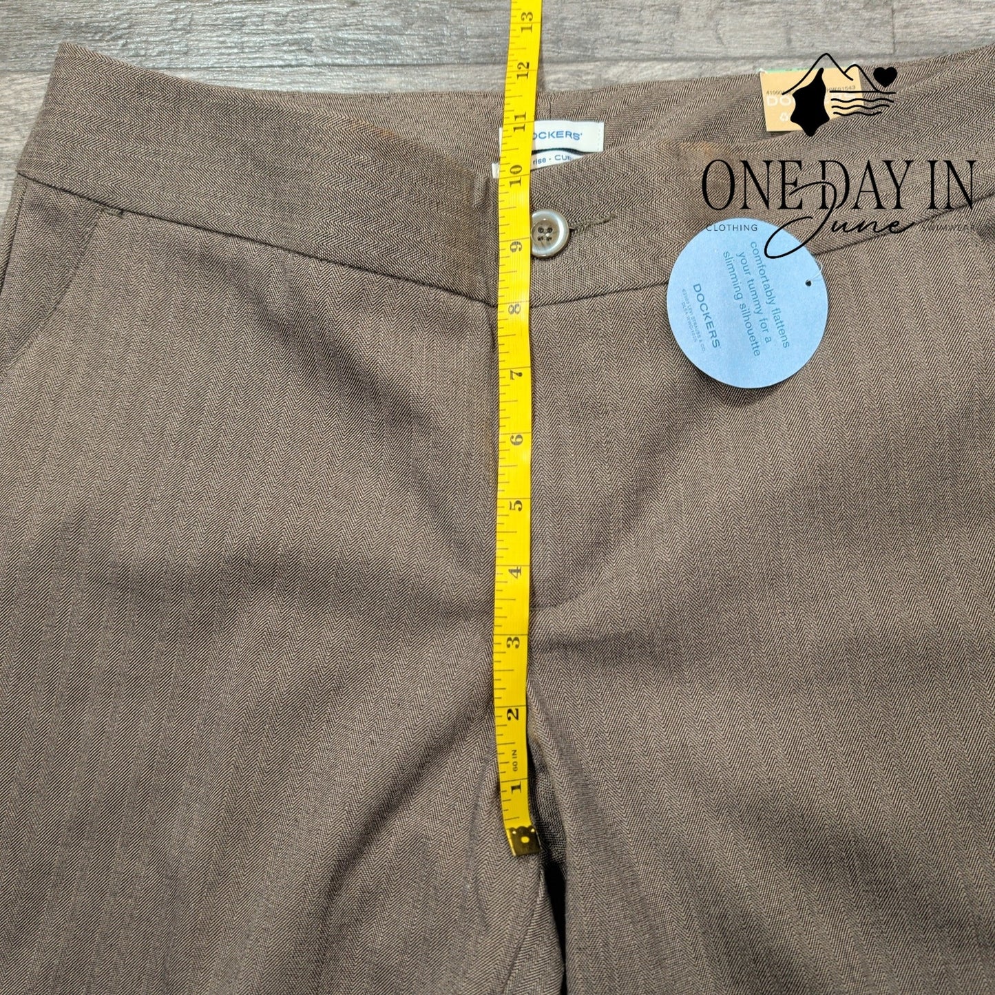 Dockers Mid Rise Curvy Fit Sarina Trouser Size 8