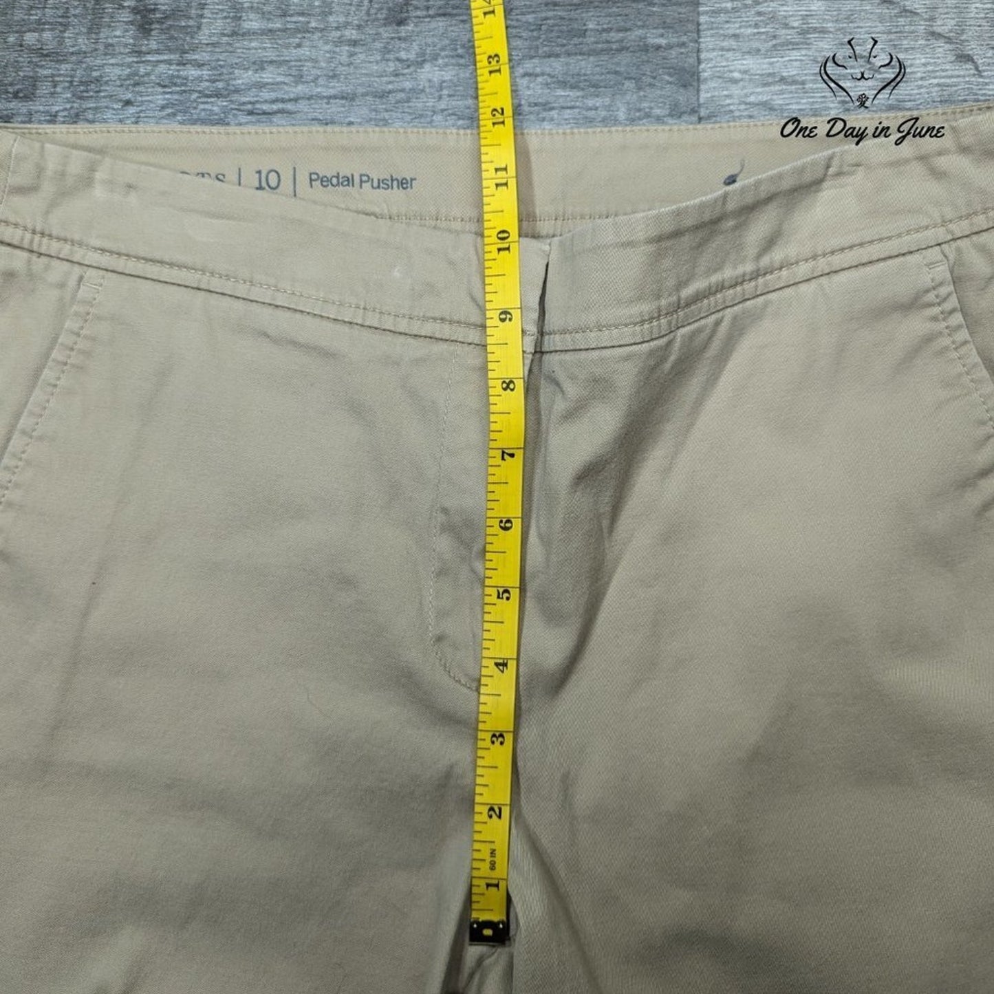 Talbots Peddle Pusher Cropped Pants Size 10