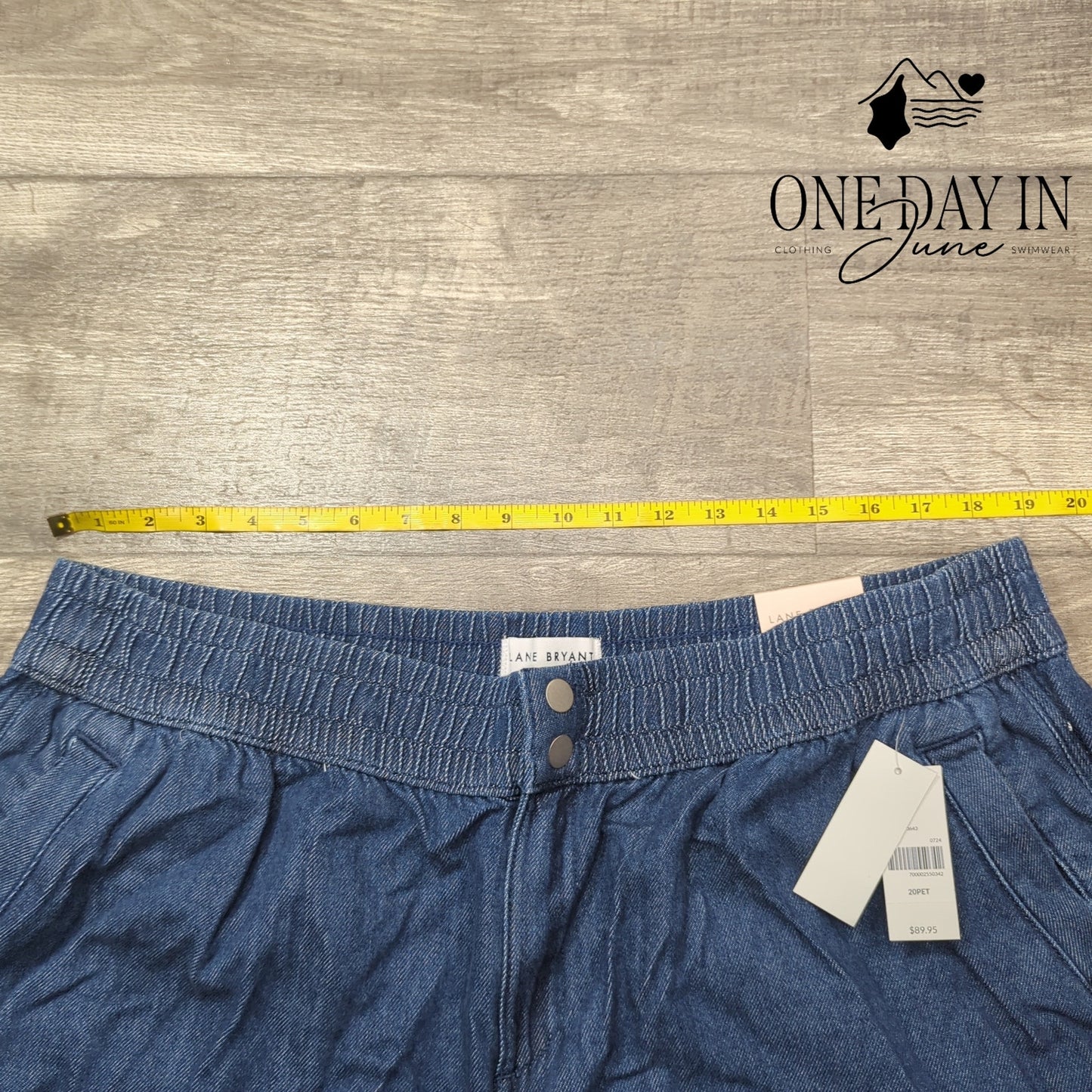 Lane Bryant Petite Mid Rise Crop Jeans Size 20