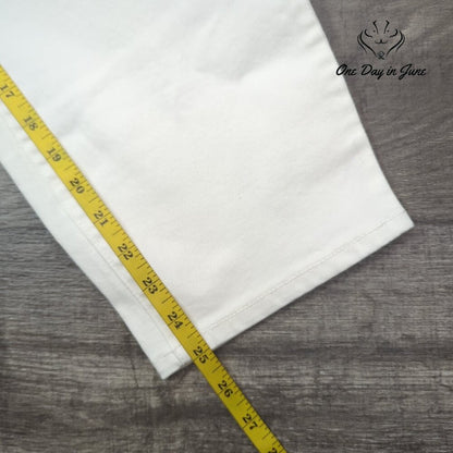 Wonderly Plus Size Mid Rise Skinny Crop Jeans White NWT $59.50 Size 18W