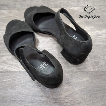 Eileen Fisher Block Heel Ankle Strap Heels Size 5.5