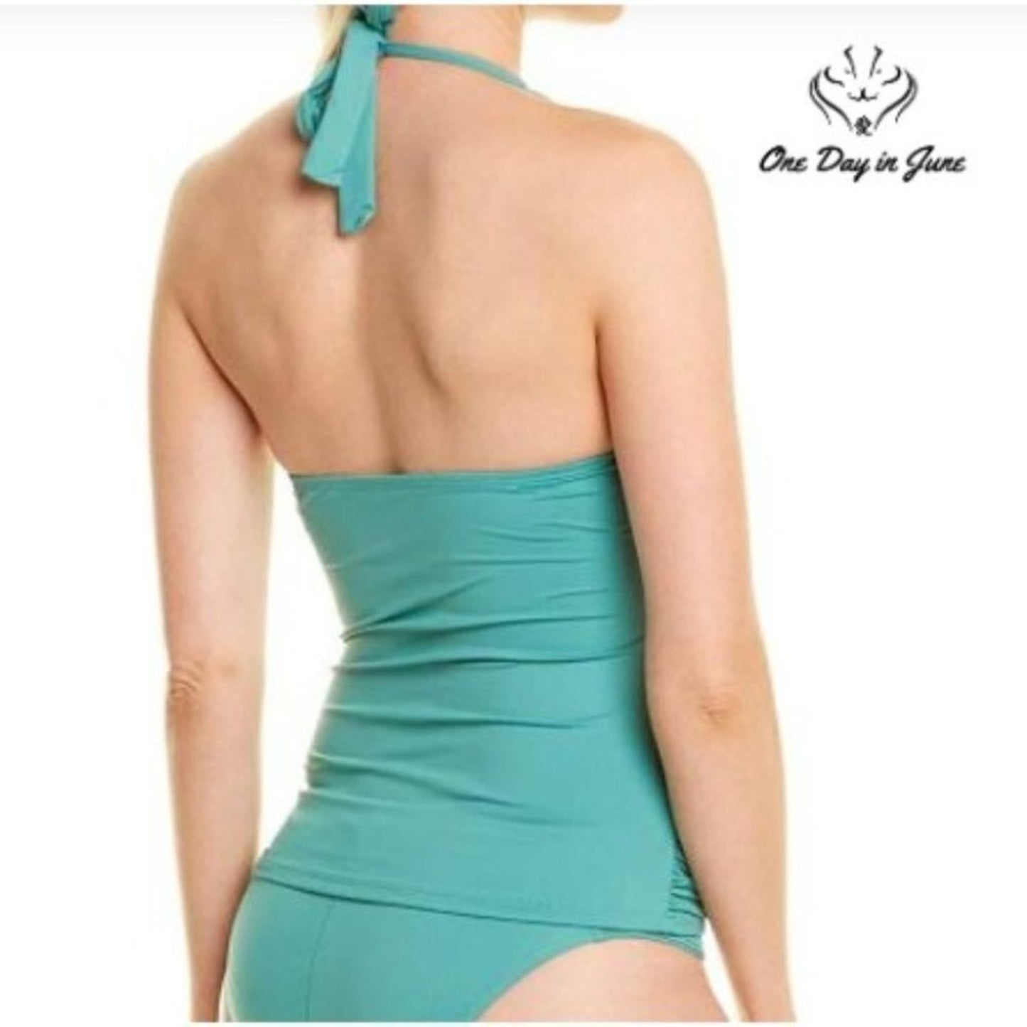 La Blanca Island Goddess Underwire Tankini Top Size 4